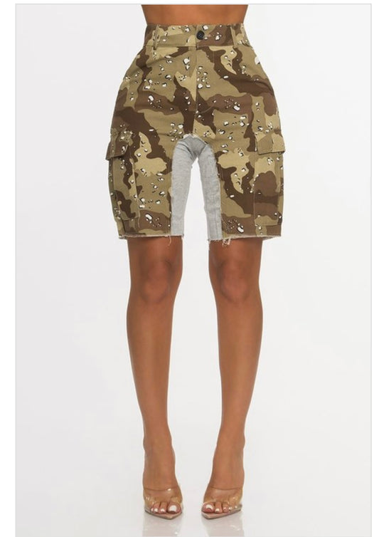 She Camo Shorts